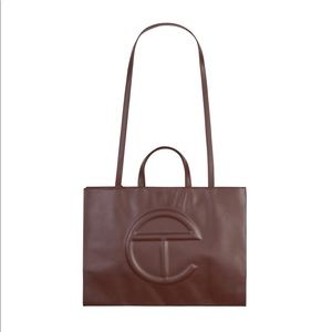 Brown Medium Telfar Tote